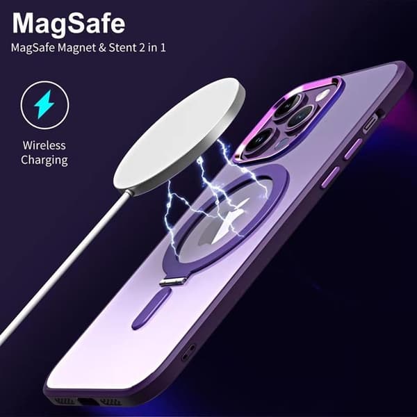 iPhone 14 Pro Mobilskal Magsafe Bracket - Grön