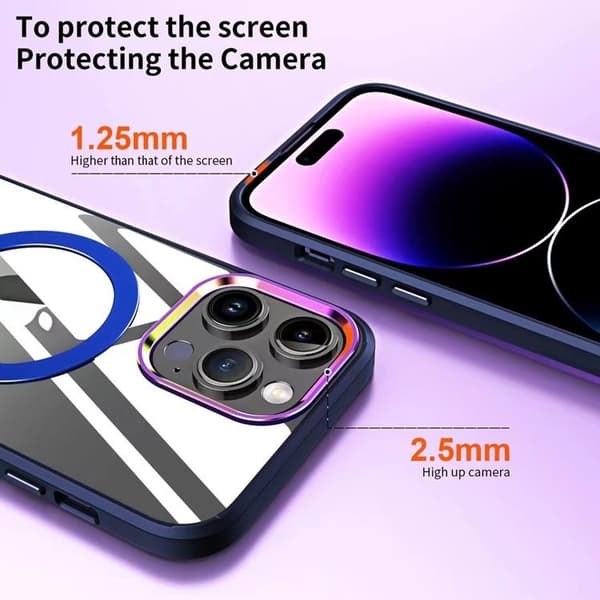 iPhone 14 Mobilskal Magsafe Bracket - Vit