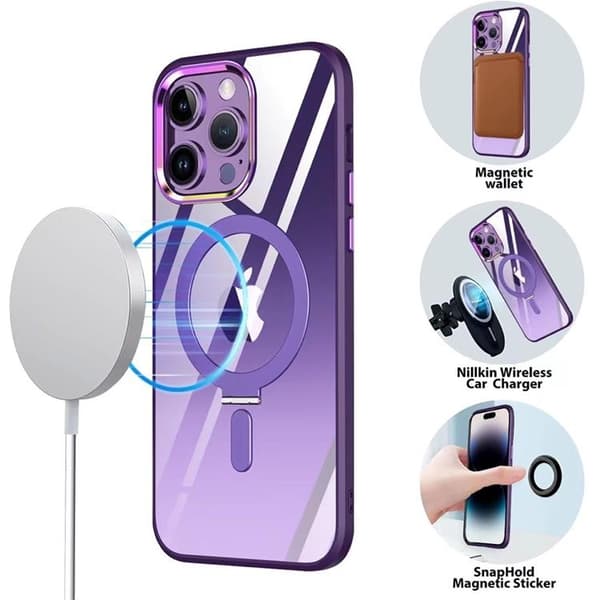 iPhone 13 Pro Mobilskal Magsafe Bracket - Vit