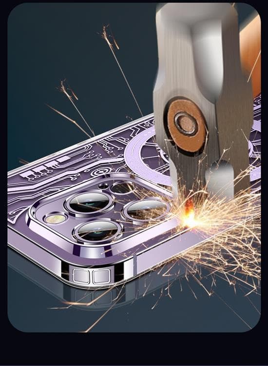 iPhone 14 Pro Max Mobilskal Magsafe Mechanical - Lila