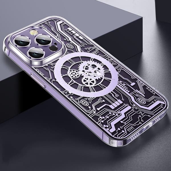 iPhone 14 Pro Max Mobilskal Magsafe Mechanical - Lila