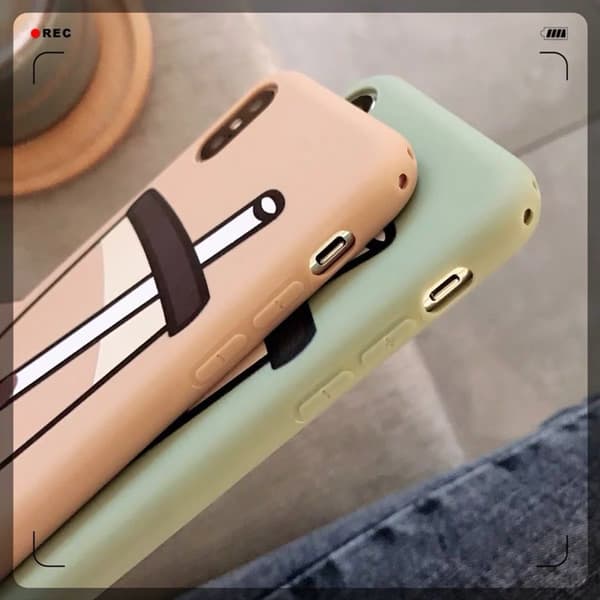 iPhone 11 Mobilskal Boba Milk Tea Silikon - Brun