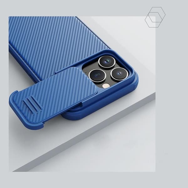 Nillkin iPhone 14 Pro Max Mobilskal CamShield S - Blå