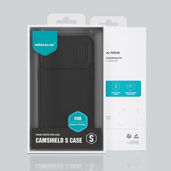 Nillkin iPhone 14 Pro Max Mobilskal CamShield S - Blå