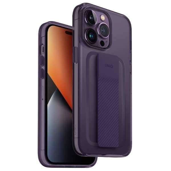 UNIQ iPhone 14 Pro Mobilskal Heldro Mount - Lila