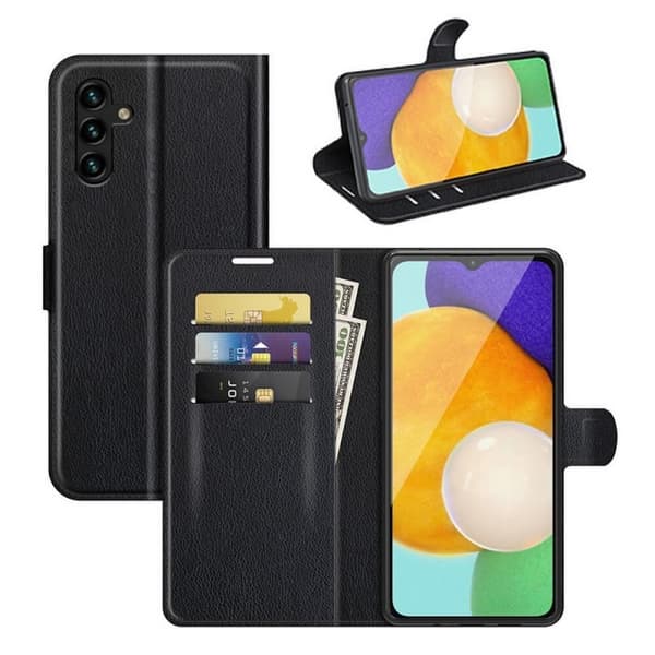 Lompakkokotelo Samsung Galaxy A14 - Musta