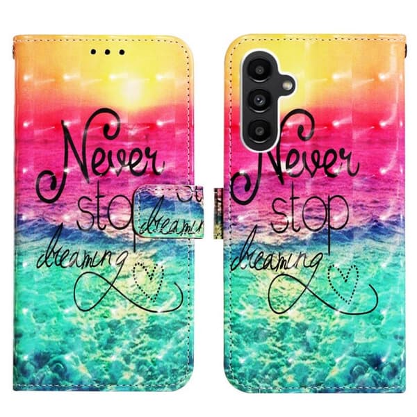 Lompakkokotelo Samsung Galaxy A34 - Never Stop Dreaming