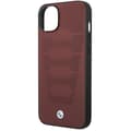 Miniatyrbild 7 av 11: BMW iPhone 14 Mobilskal Läder Seats Pattern - Burgundy