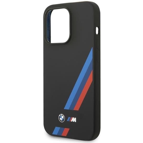 BMW iPhone 14 Pro Max Mobilskal Magsafe Läder Seats Pattern