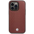 Miniatyrbild 3 av 8: BMW iPhone 14 Pro Max Mobilskal Magsafe Diamond Pattern - Burgundy