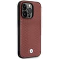 Miniatyrbild 4 av 8: BMW iPhone 14 Pro Max Mobilskal Magsafe Diamond Pattern - Burgundy