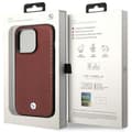 Miniatyrbild 8 av 8: BMW iPhone 14 Pro Max Mobilskal Magsafe Diamond Pattern - Burgundy