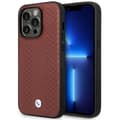 Miniatyrbild 1 av 8: BMW iPhone 14 Pro Max Mobilskal Magsafe Diamond Pattern - Burgundy