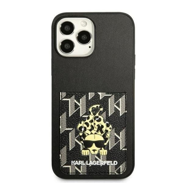 Karl Lagerfeld iPhone 13 Pro Max Mobilskal Korthållare Karlimals