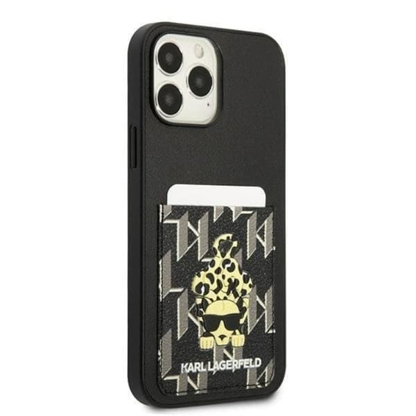 Karl Lagerfeld iPhone 13 Pro Max Mobilskal Korthållare Karlimals