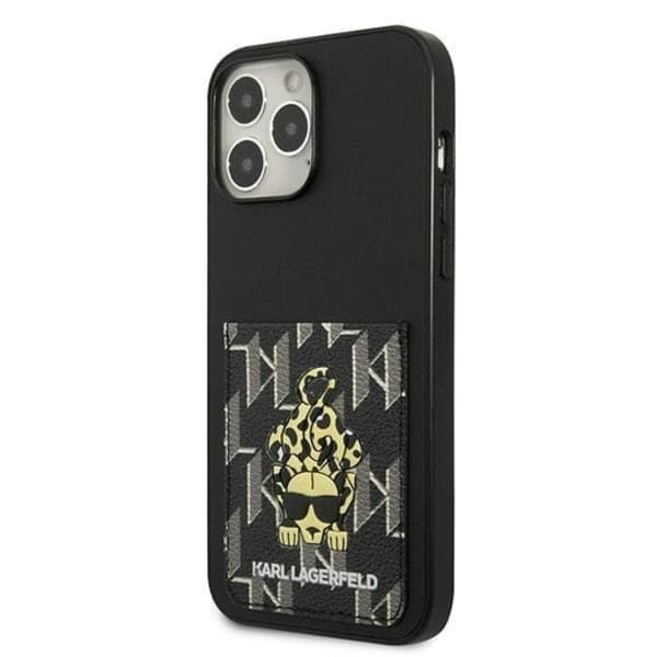 Karl Lagerfeld iPhone 13 Pro Max Mobilskal Korthållare Karlimals