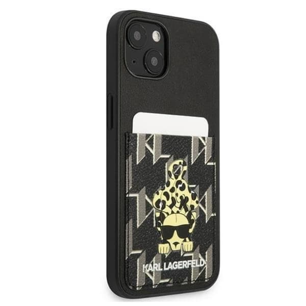 Karl Lagerfeld iPhone 13 Mobilskal Korthållare Karlimals