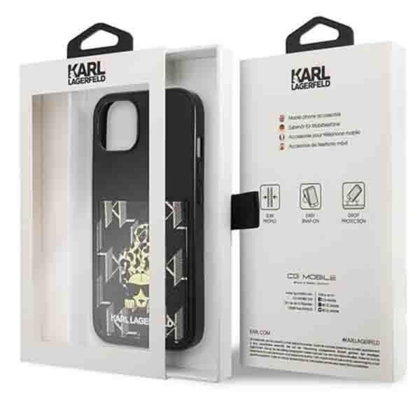 Karl Lagerfeld iPhone 13 Mobilskal Korthållare Karlimals