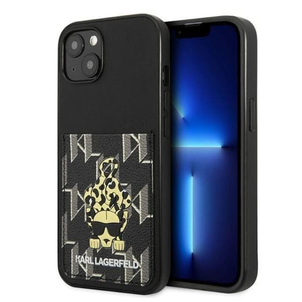 Karl Lagerfeld iPhone 13 Mobilskal Korthållare Karlimals