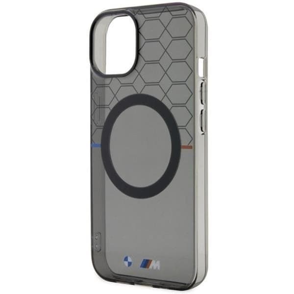 BMW iPhone 14 Mobilskal Magsafe Pattern - Grå