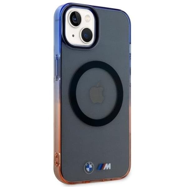 BMW iPhone 14 Mobilskal Magsafe Gradient Bumper - Grå