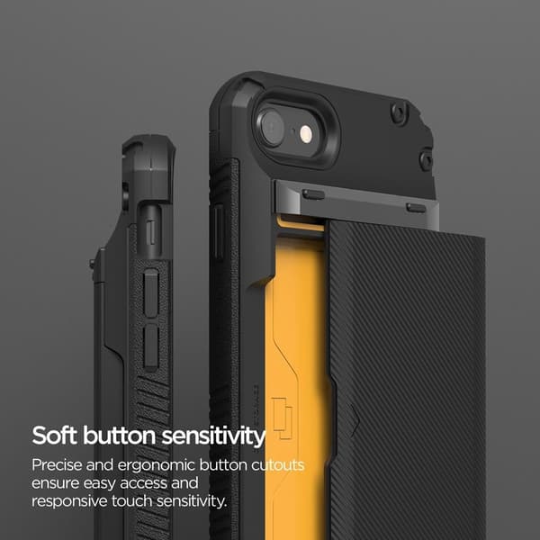 VRS DESIGN Damda Glide Pro Skal iPhone 7/8/SE (2020/2022) - Svart