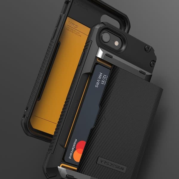 VRS DESIGN Damda Glide Pro Skal iPhone 7/8/SE (2020/2022) - Svart