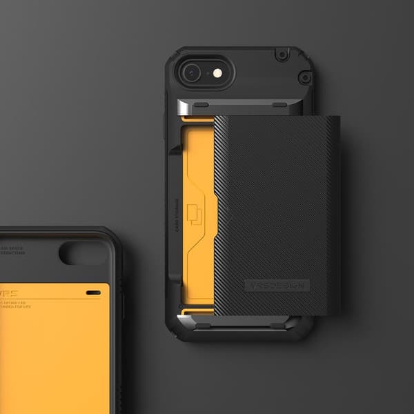 VRS DESIGN Damda Glide Pro Skal iPhone 7/8/SE (2020/2022) - Svart