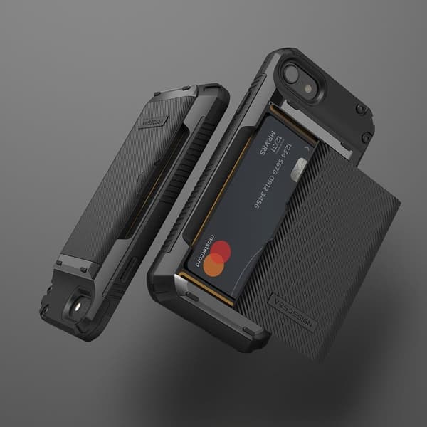VRS DESIGN Damda Glide Pro Skal iPhone 7/8/SE (2020/2022) - Svart