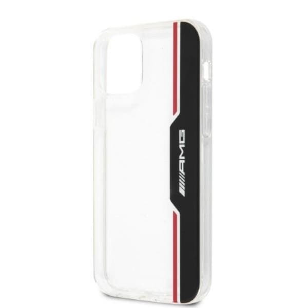 AMG iPhone 12/12 Pro Mobilskal Electroplate Vertical - Transparent