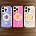Miniatyrbild 5 av 5: BOOM iPhone 14 Pro Max Mobilskal Magsafe Drop-Proof - Rosa Flower
