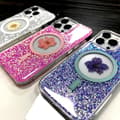 Miniatyrbild 4 av 5: BOOM iPhone 13 Pro Max Mobilskal Magsafe Drop-Proof - Lila Flower