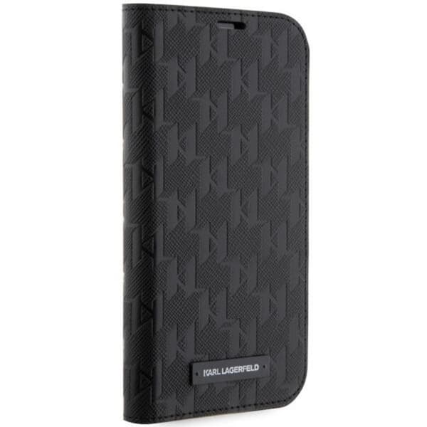 Karl Lagerfeld iPhone 14 Pro Max Plånboksfodral Monogram Svart