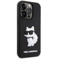 Miniatyrbild 4 av 8: Karl Lagerfeld iPhone 14 Pro Max Mobilskal Rubber Choupette 3D