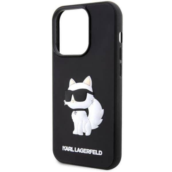 Karl Lagerfeld iPhone 14 Pro Max Mobilskal Rubber Choupette 3D