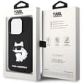 Miniatyrbild 8 av 8: Karl Lagerfeld iPhone 14 Pro Max Mobilskal Rubber Choupette 3D