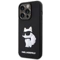 Miniatyrbild 2 av 8: Karl Lagerfeld iPhone 14 Pro Max Mobilskal Rubber Choupette 3D