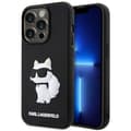Miniatyrbild 1 av 8: Karl Lagerfeld iPhone 14 Pro Max Mobilskal Rubber Choupette 3D