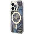 Miniatyrbild 1 av 11: Guess iPhone 14 Pro Max Mobilskal MagSafe Leopard - Blå