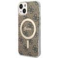 Miniatyrbild 3 av 6: Guess iPhone 14 Plus Mobilskal MagSafe - Brun