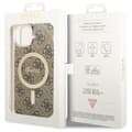 Miniatyrbild 6 av 6: Guess iPhone 14 Plus Mobilskal MagSafe - Brun