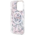 Miniatyrbild 7 av 8: Guess iPhone 14 Pro Mobilskal MagSafe Flower - Rosa