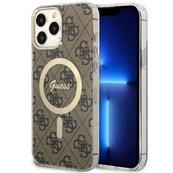 Guess iPhone 13 Pro Max Mobilskal MagSafe - Brun