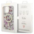 Miniatyrbild 8 av 8: Guess iPhone 14 Pro Mobilskal MagSafe Flower - Transparent