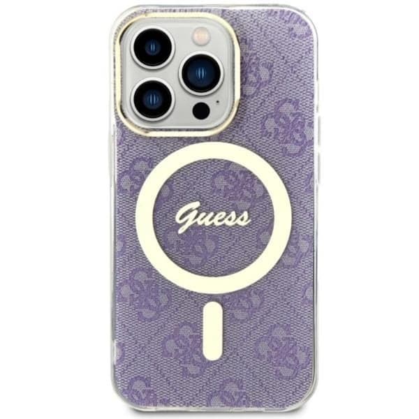 Guess iPhone 14 Pro Max Mobilskal MagSafe - Lila