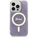 Miniatyrbild 3 av 8: Guess iPhone 14 Pro Max Mobilskal MagSafe - Lila