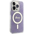 Miniatyrbild 4 av 8: Guess iPhone 14 Pro Max Mobilskal MagSafe - Lila