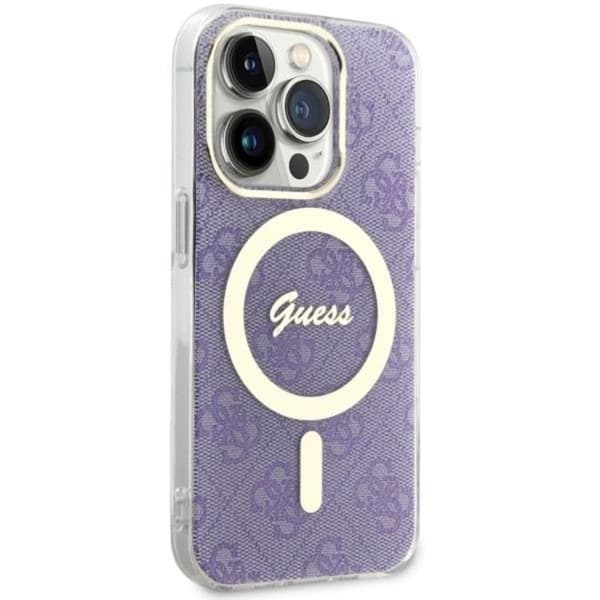 Guess iPhone 14 Pro Max Mobilskal MagSafe - Lila