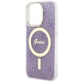 Miniatyrbild 6 av 8: Guess iPhone 14 Pro Max Mobilskal MagSafe - Lila