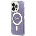 Miniatyrbild 2 av 8: Guess iPhone 14 Pro Max Mobilskal MagSafe - Lila